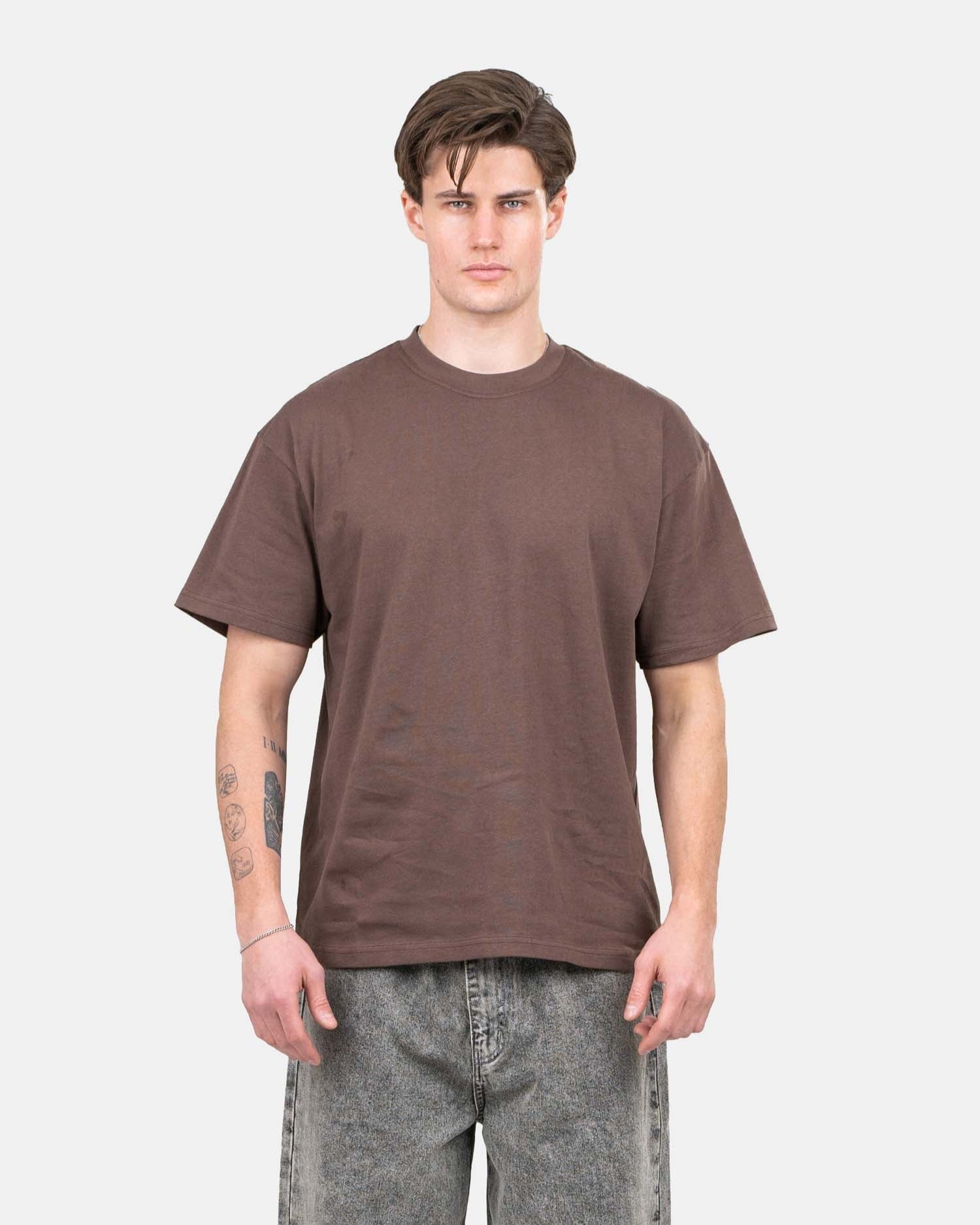 Blank T-shirt Brown | Skagen - clothing.dk